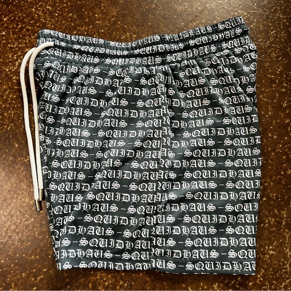 SQUIDHAUS MESH Men’s Large(L) SHORTS 6" INSEAM - OLD MONEY GREEN - Picture 9 of 12